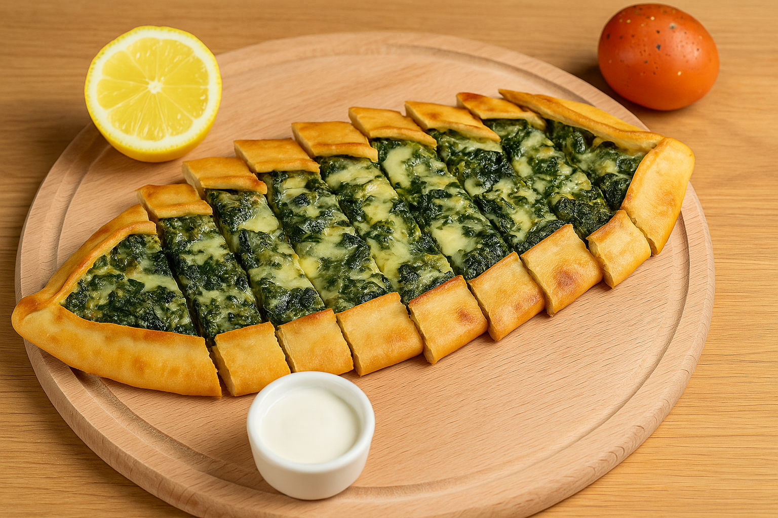 Ispanaklı & Kaşarlı Pide